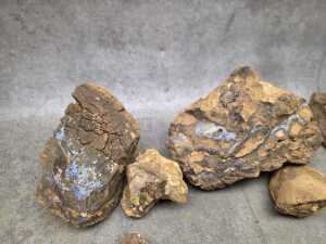 A parcel of rough Boulder Opal rocks, 4 kg+ - 7
