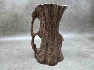 Hornsea figural jug of a rabbit at the base of a tree - 3