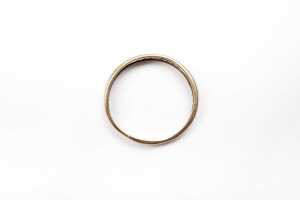 A diamond band in 9 carat yellow gold - 3