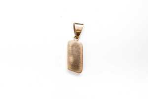 Opal doublet pendant in 9 carat yellow gold - 2