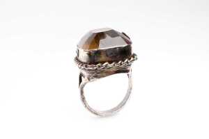 Citrine ring in sterling silver - 2