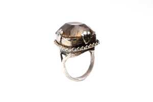 Citrine ring in sterling silver - 3