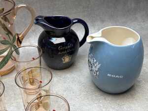 Glass and ceramic barware - including Wade Pottery - 2