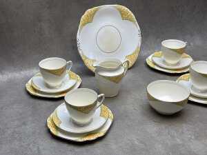 Rosina English porcelain tea setting for four - 2