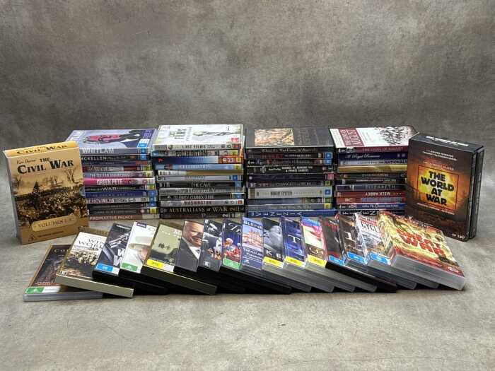DVD documentaries, including The Robert Epstein Collection