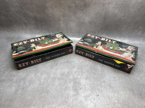 Two Ezy-Bilt Set 7 tins