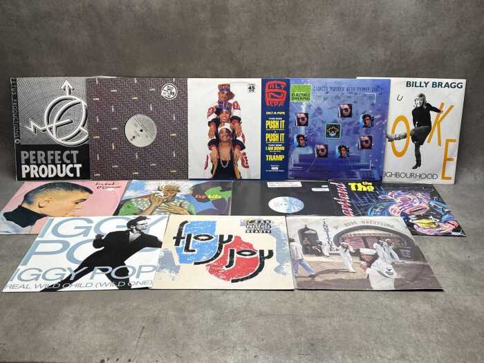 Twelve '80s 12" vinyl singles, including Sinead O'Connor