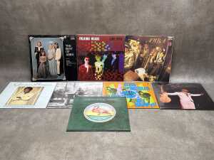 Eight Pop and Jazz vinyl records, including Steely Dan