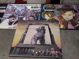 Nine '80s Synthpop and Funk vinyl records - 4