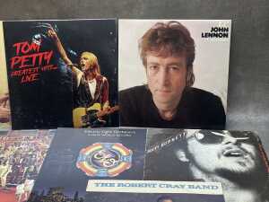 Eight Rock and Blues vinyl records, including Rolling Stones - 4