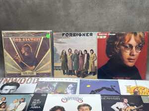 Ten Pop and Rock vinyl records, including ABBA - 2