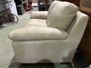 Two-seater leather sofa - 3