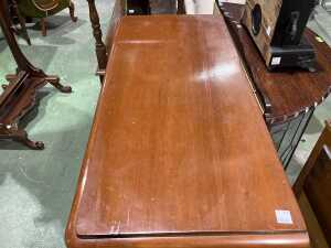 Victorian cedar chest of five drawers - 4