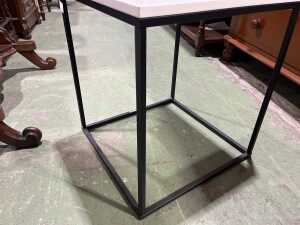 Modern white side table - 3