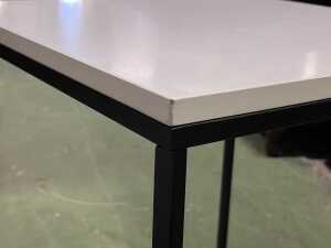Modern white side table - 4