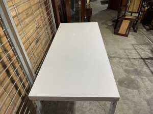 Modern white office desk - 2