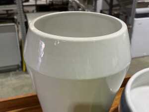 Four modern art ceramic vases - 4