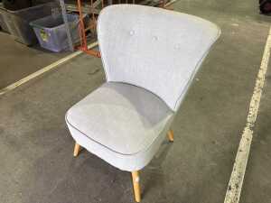 Modern fabric occasional chair