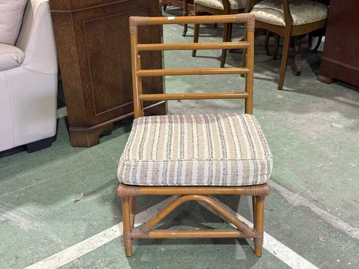 Mid-century cane low chair