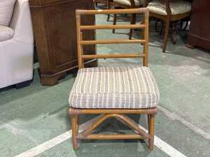 Mid-century cane low chair
