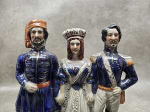 Staffordshire 'Crimean War Allies' ceramic figure - 2
