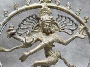 Cast brass statue of Shiva Nataraja, the Hindu Lord of Dance - 3