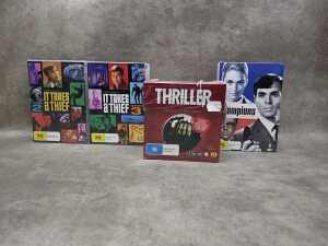 Four classic TV DVD box sets - most sealed, including It Takes A Thief