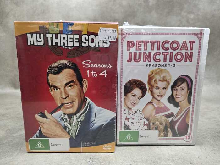 Two classic TV DVD box sets- sealed, including Petticoat Junction