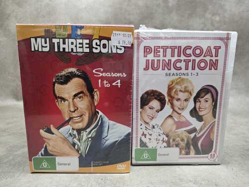Two classic TV DVD box sets- sealed, including Petticoat Junction