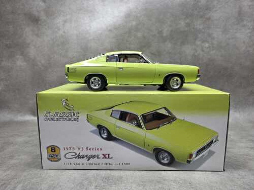 Classic Carlectables 1973 VJ Series Charger XL in Sunfire yellow