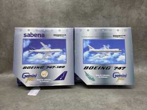 Two Gemini Jets Boeing 747 model planes - 6