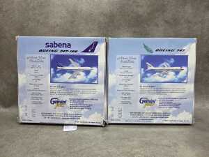 Two Gemini Jets Boeing 747 model planes - 7