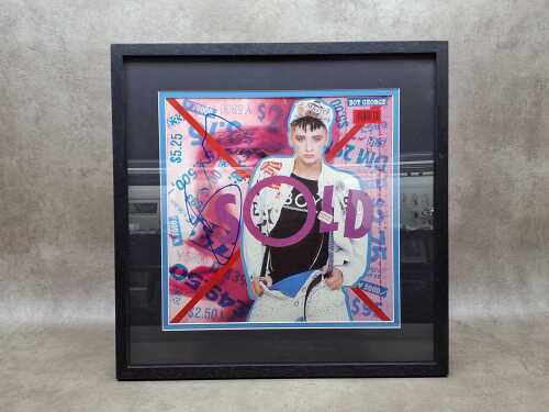 Boy George 'Sold' framed LP cover