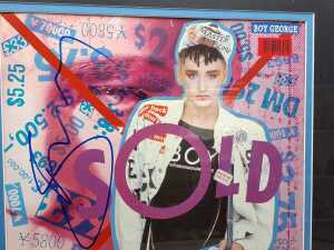 Boy George 'Sold' framed LP cover - 2