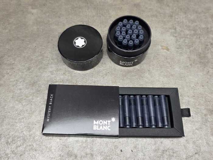 29 Mont Blanc mystery black ink cartridges
