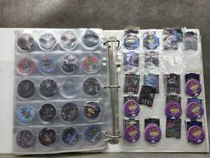 Tazo collector chips in white album - 2