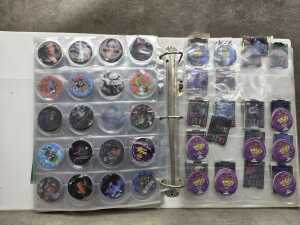 Tazo collector chips in white album - 3