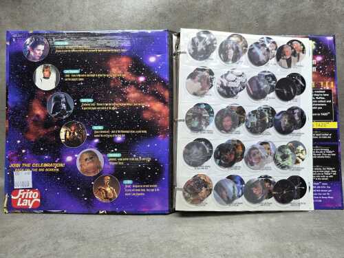 The Star Wars Trilogy 1996 Tazo collector album