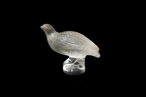 Lalique France crystal 'Perdrix' figure
