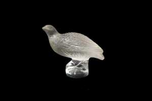 Lalique France crystal 'Perdrix' figure