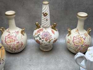 Five antique English porcelain items - 2