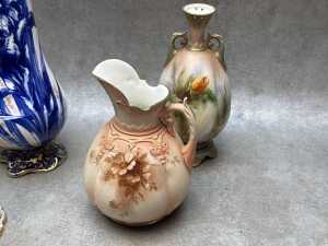 Four pieces of English porcelain, A/F - 2