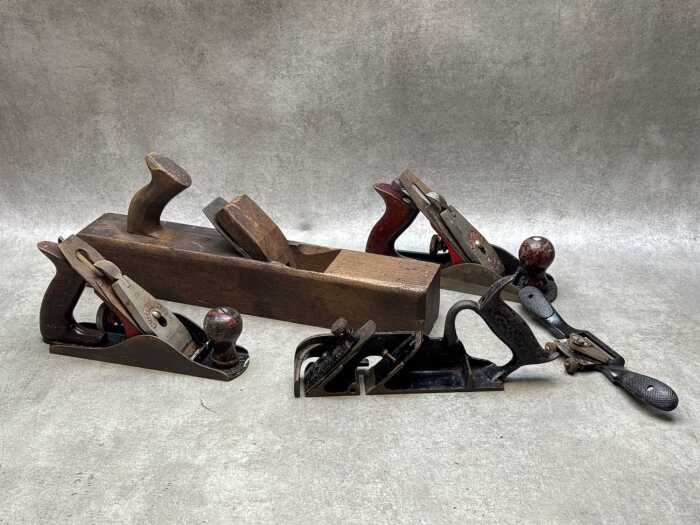 Five hand planes
