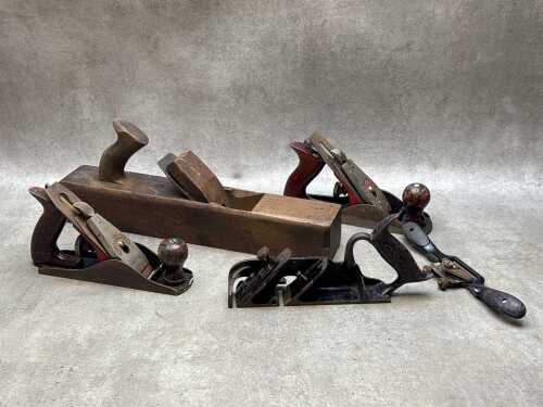 Five hand planes