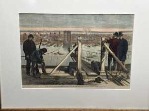 Set of three framed prints of New York scenes - 2