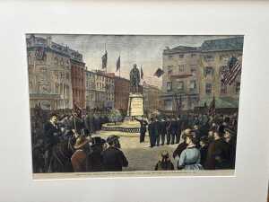 Set of three framed prints of New York scenes - 3