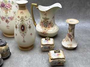 Antique English porcelain blush ware - 2