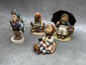 Five Goebel Hummel porcelain figures - 2