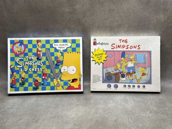 Two The Simpson's collectable games