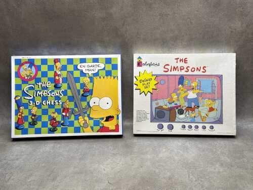Two The Simpson's collectable games